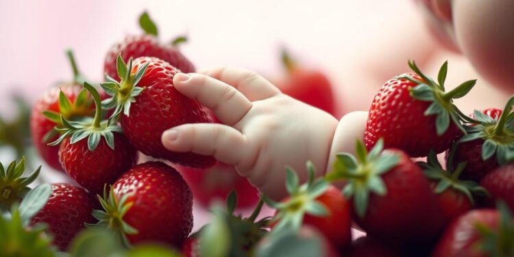Baby Erdbeeren Beikost