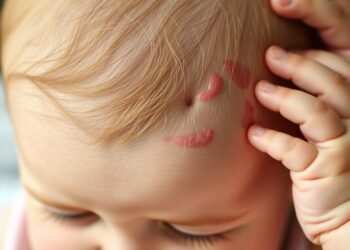 Baby Kopfjucken Hautprobleme