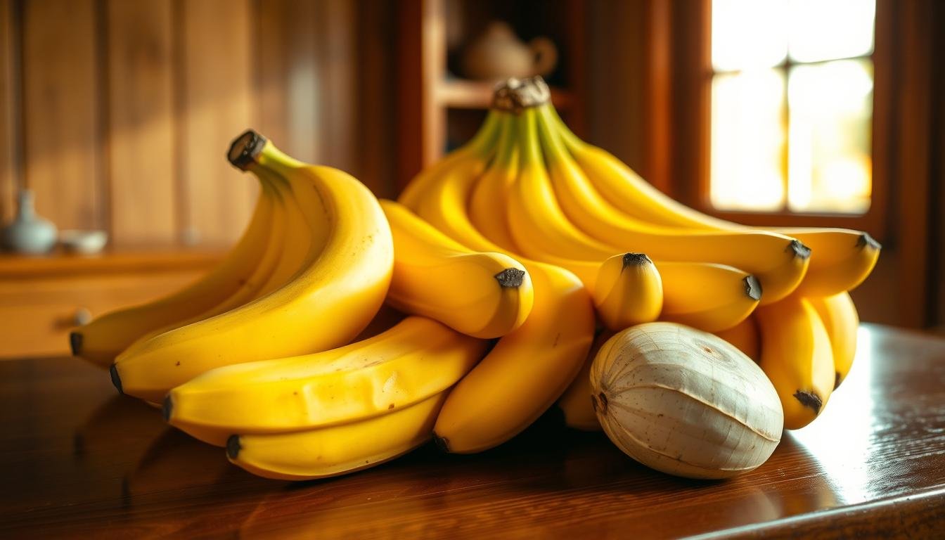 Bananen lagern und reifen