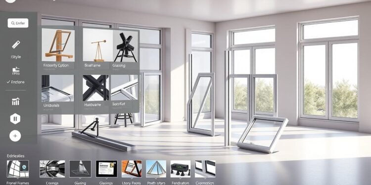 Fenster online planen mit modernem Konfigurator