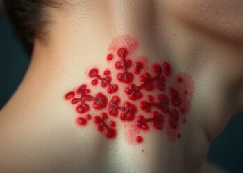 Gürtelrose Ausschlag am Hals