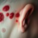 Gürtelrose am Kopf Herpes Zoster