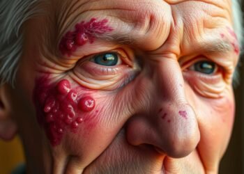 Gürtelrose im Gesicht Herpes Zoster