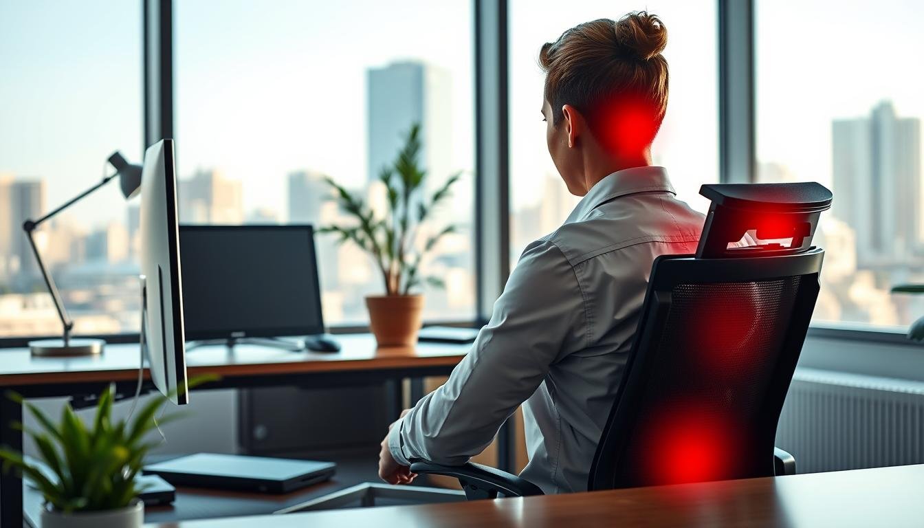 Haltungskorrektur am Arbeitsplatz
