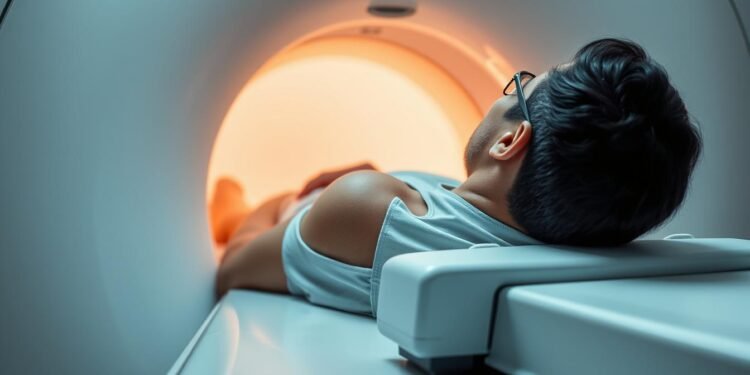 MRT Schulter – wie weit in die Röhre?