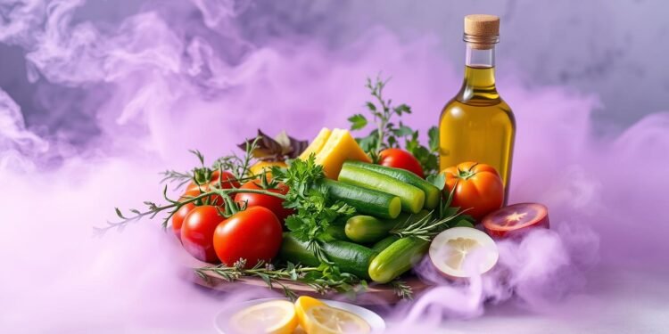 Mediterrane-Ernährung-essbare-Kreation