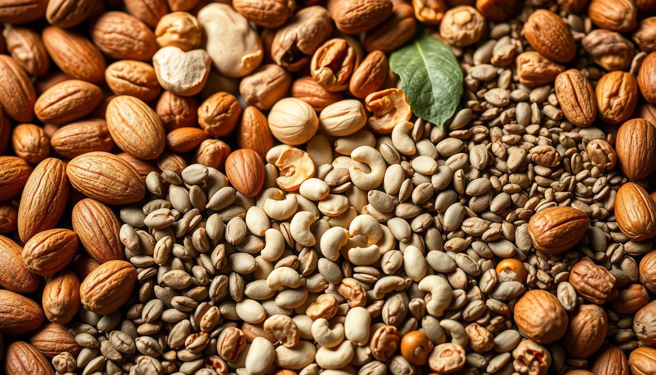 Nüsse und Samen B-Vitamin-Quellen