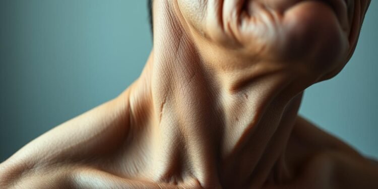 Schmerzen seitlich am Hals und an der Schulter