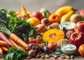 Vitamin-A-Quellen in verschiedenen Lebensmitteln