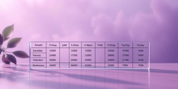 Vitamine einnehmen Tageszeit Tabelle