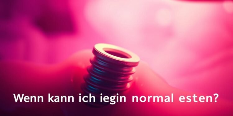 Zahnimplantat Ernährung